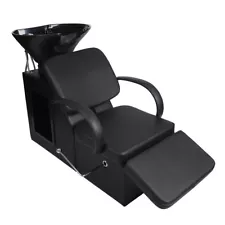 Polar Aurora Adjustable Backwash Barber Chair ABS Plastic Bowl Sink for Spa Beau