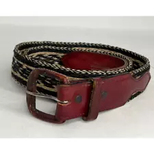 Genuine Handbraided Horsehair Belt Mexico Sz.38