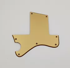 METALLIC GOLD ACRYLIC PICKGUARD FOR FANO SP6 STANDARD GUITAR