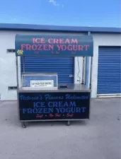 Mobile Frozen Yogurt, Ice Cream, Smoothies Cart