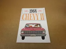 1964 Chevrolet Chevy II Nova 100 wagon sales brochure 8 pg literature ORIGINAL