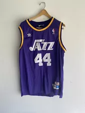 Pistol Pete Maravich Adidas Jersey Utah Jazz #7 Hardwood Classics Size XXXL