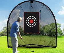 8×8FTGolf Net Golf Practice Net, Golf Nets for Backyard Driving Golf Hitting Net