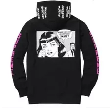 DS Supreme x Thrasher Boyfriend Hooded Sweatshirt Hoodie XL Brand New Pullover