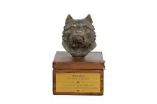 Norwich Terrier Brown Urn Art-Dog