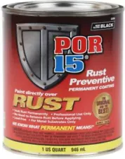 New ListingPOR-15® 45404 High Performance Rust Preventive Permanent Coating, 1 qt, Semi-Glo