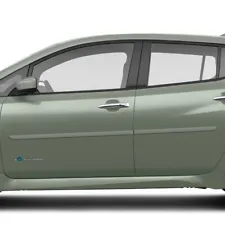 For: Nissan Leaf 2018-2023 Painted Body Side Moldings #FE-LEAF18