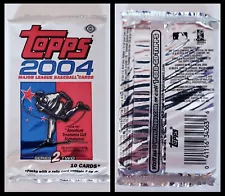 Vintage 2004 Topps MLB Baseball Card Pack SERIES 2 Factory Sealed NEW