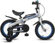 STITCH Childrens Bicycle 12/14/16 Inch Adjustable with Stabilizers for 2-7 Boys