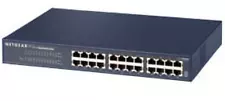 JFS524 NETGEAR 24-Port Fast Ethernet Unmanaged Switch, JFS524 - 24 Ports - 2 Lay