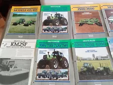 Huge lot of 50 brochures Deutz Allis Agco Allis Tractor sales equip literature