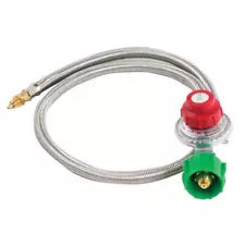 Bayou Classic M5HPR Stainless Steel Gas Line Hose & Regulator for Gas Grills