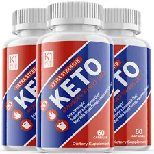 3 Pack-K1 Keto Life-Diet Pills,Weight Loss,Fat Burn,Appetite Control Supplement