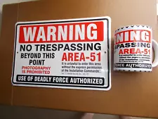 AREA 51 METAL SIGN & COFFEE MUG FROM 2013