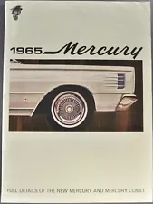 1965 Mercury Brochure Park Lane Montclair Monterey Wagon Comet Cyclone Original