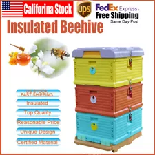 Active Air Circulation Insulated Bee Hives Honey House Beekeeping Equipment Box