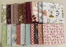 Estate Sale Fat Quarters Bundle - 20 100% Cotton