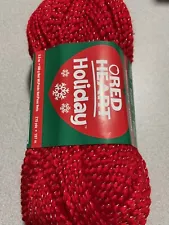 Red Heart Holiday Yarn - 3.5 oz - (choose your color) Discontinued Yarn