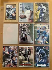 Barry Sanders / Brett Favre / Drew Bledsoe ROOKIES / INSERTS / MORE (68)