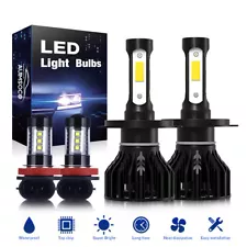 For Toyota Tacoma 2012-2015 4x 6000K LED Headlight Hi Low Fog Bulbs Combo Kit (For: 2015 Toyota Tacoma)