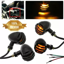 NEW 4PCS Motorcycle Turn Signal Lights For Bobber Chopper Cruiser HOT SALE (For: 2009 Kawasaki Ninja 650R)