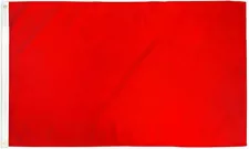 RED Solid Color Flag 3x5ft Blank Flag SUPER POLYESTER 100D FADE RESISTANT