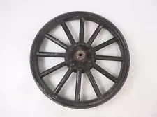 Vintage 24" Rustic Ford Model T Wooden Spoke Wheel Rim Tire Hub