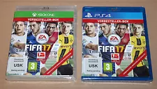 Collectible FIFA 17 Preorder Boxes PlayStation 4 Xbox One "NO GAME INCLUDED"