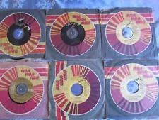 LOT OF 6 DAVID BOWIE RARE 45 RPM RECORDS PROMOS NOT FOR SALE 1975 1976 1977