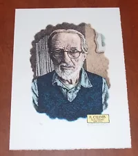 Robert Crumb Signed Self-Portrait Serigraph Art Print S/# of 100 w/ COA