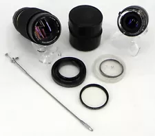 55mm Zoom & 2X Multiplier With Filters & Accessories For Pentax ME Super Camera