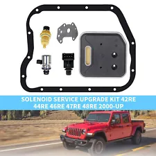 For Dodge Transmission Box Solenoid valve Kit Speed Pressure Sensor Filter Set (For: 2000 Dodge Dakota)