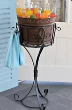 Southern Living At Home Beverage Holder & Stand 34" H13" Bucket Diameter...