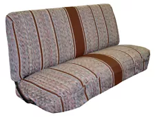 Brown Saddle Blanket Bench Seat Covers 1960-1998 FULL SIZE CHEVY GMC TRUCKS