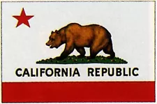 California Republic State Flag CA USA Bear Outdoor Flag 16 X 5 FEET