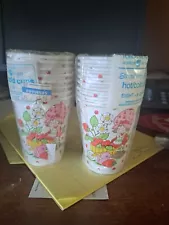 Vtg Strawberry Shortcake Party CUPS 9 0z. Pkg Of 2. 8 In Pkg