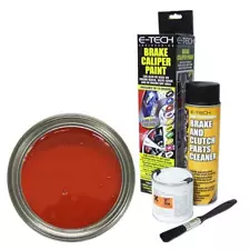 Red E-Tech Brake Caliper Paint Also for Engine Bay Drums Car Van