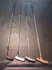 Vintage Putter Lot (4), 2 Acushnet BullsEye, Hogan Radial PM2, MacGregor 305.