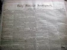 Lot of 30 original 165 to 225 year old US newspapers dated between 1800 & 1861