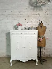 Painted Cottage Chic Shabby Romantic French Dresser Chest