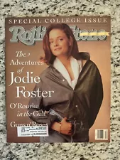 Rolling Stone Magazine Issue 600, March 21, 1991, Jodie Foster on cover