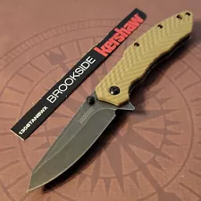 Kershaw Speedsafe Knife Model 1308TANBW Brookside Assisted Opening Liner Lock