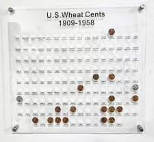 Acrylic Penny Holder for Wheat Cents 1909 - 1958 by Luciteria Science