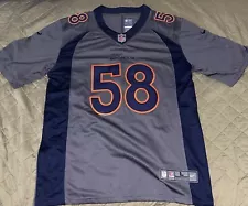 Denver Broncos On Field Jersey Large Gray Nike Von Miller(Read Description)