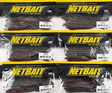 (LOT OF 6) NETBAIT T-MAC 6.5" TEXAS CRAW I2506