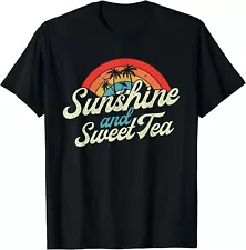 Sunshine And Sweet Tea - Retro Iced Tea Lover Southern Pride Gift Unisex T-Shirt