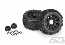 Pro-Line Badlands 3.8" Mounted Monster Truck Tires Raid Wheels 1178-10