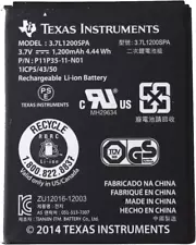 Rechargeable Battery TI Nspire CX CAS, New Model, Long-lasting Power, Replacemen