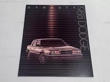 1988 DODGE DYNASTY SALES BROCHURE CATALOG IN EXCELLENT CONDITION