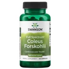 Swanson Coleus Forskohlii 400 mg 60 Capsules